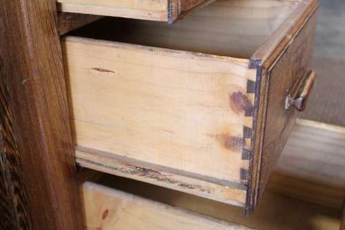 **RS17_Clearance** Vintage solid partridge wood 6-drawer executives desk in wonderful condition