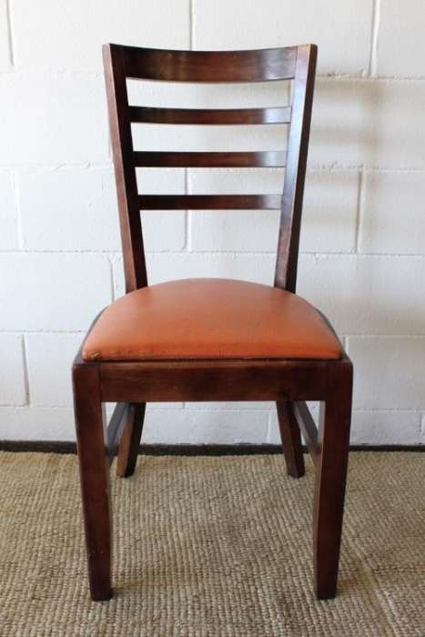 Fantastic and solidly made light stained solid Indonesian teak dining chair - price per chair