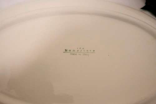 **RS17** A stunning decorative Italian made oval ceramic serving platter in excellent condition.