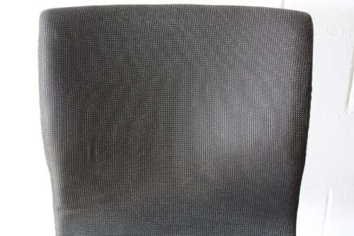 **RS17**A quality & modern styled "shaped" upholstered restaurant style chair in black & grey fabric
