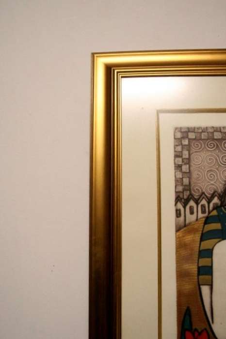 A wonderful signed & numbered (7 of 100) Anine Barnard framed etching titled "Summer dreams"