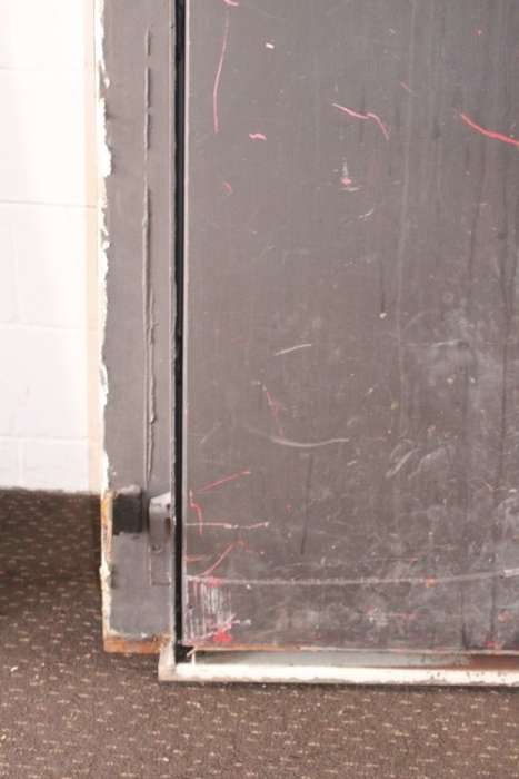 An extremely heavy steel strongroom/ vault security door - perfect for office or home installation