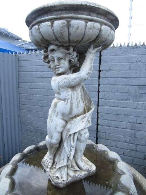 A fabulous, large 3 tier cherub water fountain. Stunning as a feature piece !!!Lifespace Sale