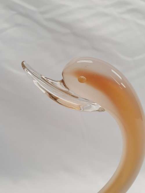 An exceptional beautiful vintage Murano of Italy hand blown glass bird.Xmas Sale