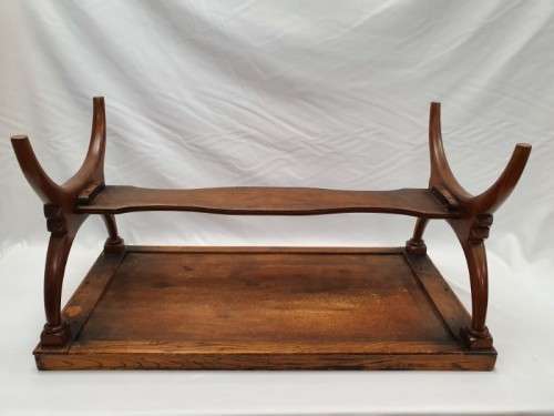 A carved Oak coffee table in good condition.Perfect in informal areas-Xmas Sale