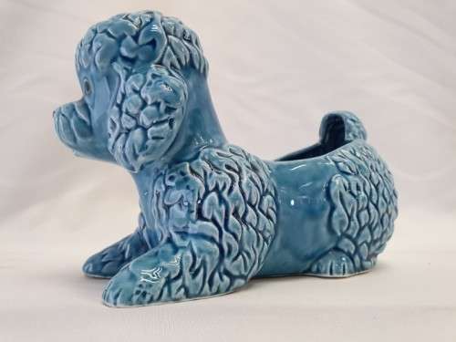 A cute little poodle dog trinket bowl-Xmas sale