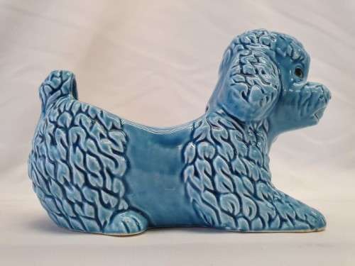 A cute little poodle dog trinket bowl-Xmas sale