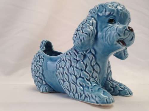 A cute little poodle dog trinket bowl-Xmas sale