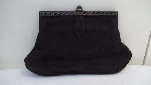 STUNNING VINTAGE LADIES SUEDE ARM PURSE WITH SATIN LINING AND INTERNAL COIN HOLDER
