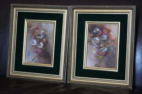 2 x ORIGINAL PIETER MILLARD OIL PAINTING c/w STUNNING FRAME! BEAUTIFUL COLLECTOR ART! bid / each