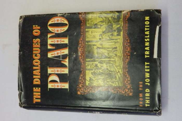 AN AMAZING ANTIQUE (c1927) "THE DIALOGUES OF PLATO" FROM THE THIRD JOWETT TRANSLATION