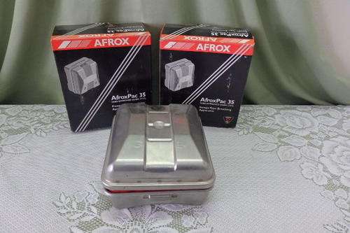 THREE AWESOME AFROX "AFROPAC 35" ESCAPE TYPE BREATHING APPARATUS INCL. TWO IN THEIR BOXES bid/item