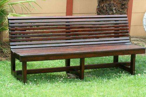 AN ORIGINAL AUTHENTIC VERY OLD RAILWAY BENCH!!! THIS IS A STUNNING BENCH, PLEASE VIEW THE PICS...
