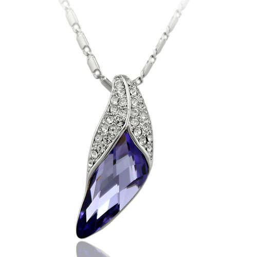 Sparkling Swarovski Crystal Pendant & Chain