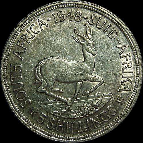 1948 Union of South Africa Silver Crown