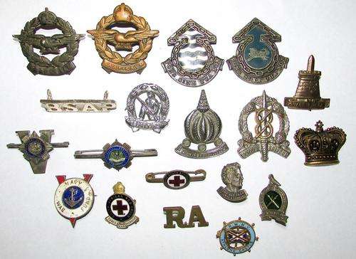 Collection of Military Badges - One Bid for the Lot
