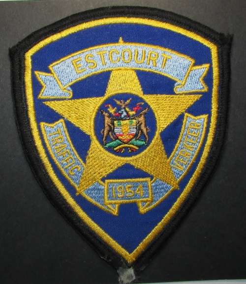 Escort Traffic Police Patch Badge