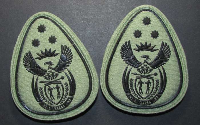 SA Army Chief Warrant Officer Rank Pair