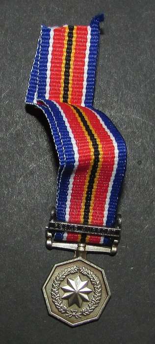 SA Army Peace Support Miniature Medal