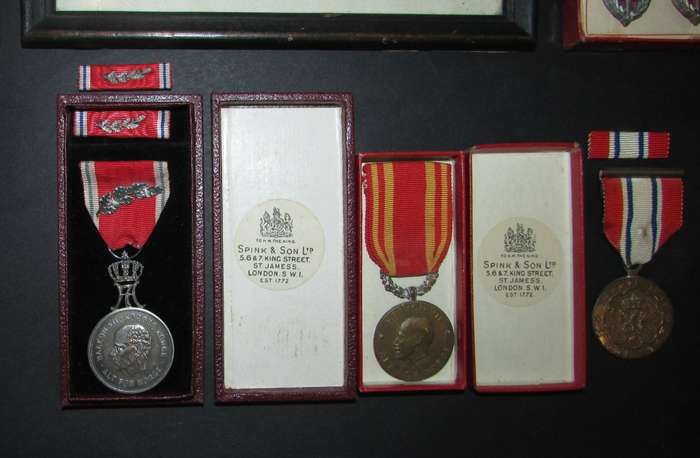 Special Norwegian Group with St.Olaf Medal with Oak Branch
