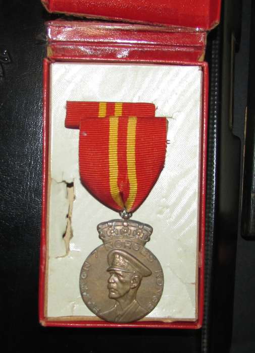 Special Norwegian Group with St.Olaf Medal with Oak Branch