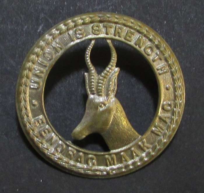 SADF - Union of South Africa W/M Union Cap Badge