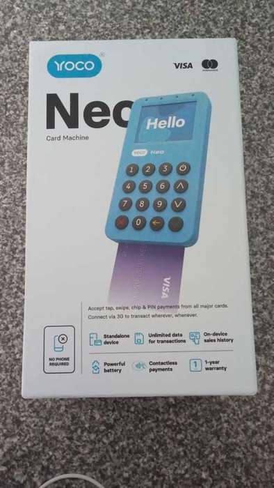 YOCO NEO - CARD MACHINE - PRACTICALLY BRAND NEW