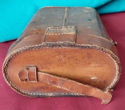 Antique Aitchison and Co ( Fleet str ) Binoculars / Field Glasses with original leather case