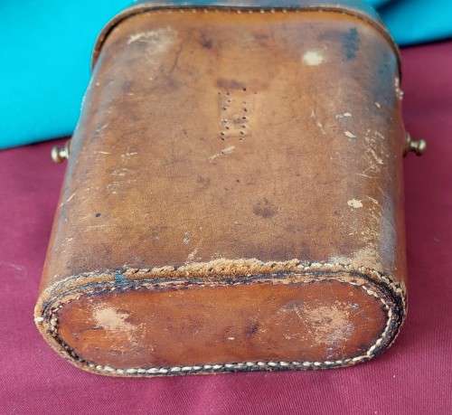 Antique Aitchison and Co ( Fleet str ) Binoculars / Field Glasses with original leather case