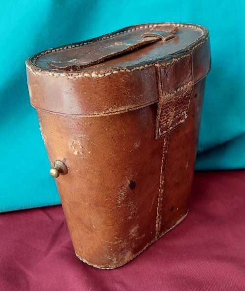 Antique Aitchison and Co ( Fleet str ) Binoculars / Field Glasses with original leather case