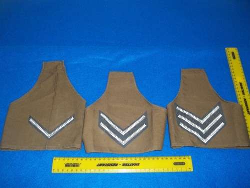 SADF - Lance Corporal, Corporal And Sergeant Ranks - Brassards Printed Tipe -  One Each