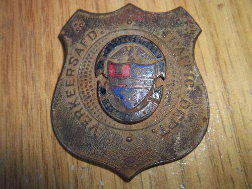 'VERY!!VERY!!OLD POTCHEFSTROOM TRAFFIC BADGE'