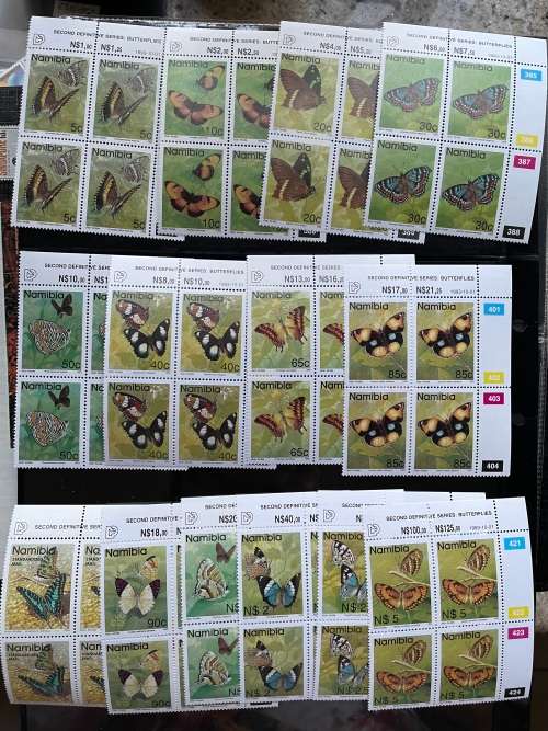 Namibia butterflies control blocks ** cv R380
