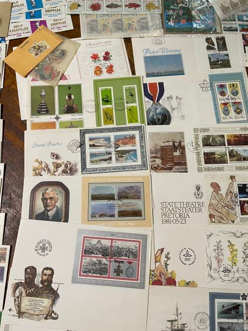 Mixed lot of covers and stamps- estate lot- see description