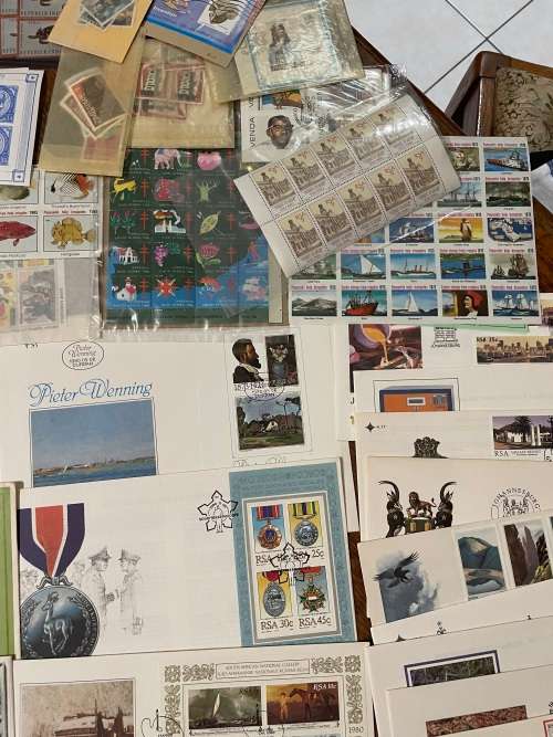 Mixed lot of covers and stamps- estate lot- see description