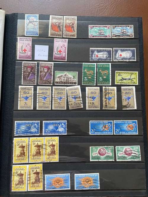 South Africa used in stockbook - estate lot - all pages in description