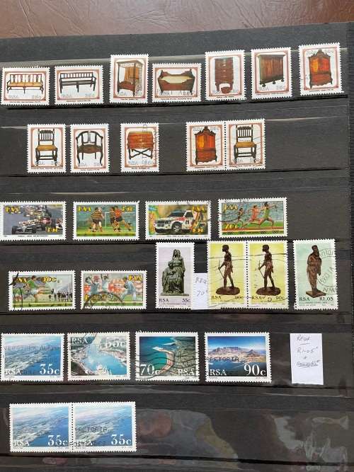South Africa used in stockbook - estate lot - all pages in description