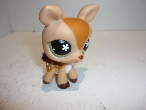 LITTLEST PET SHOP #634-DEER,TAN GREEN EYES