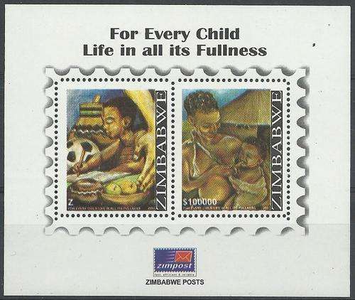 Zimbabwe 2007 - KINDERSORG / CHILD CARE Min.Sheet - Perfect U/M - Posvars - MNH - VERY SCARCE !!!