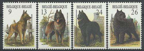 Belgie (Belgium) 1986 - HONDE stel - DOGS set - Complete perfect MNH set ! Posvars ! (Fauna) Pets !.