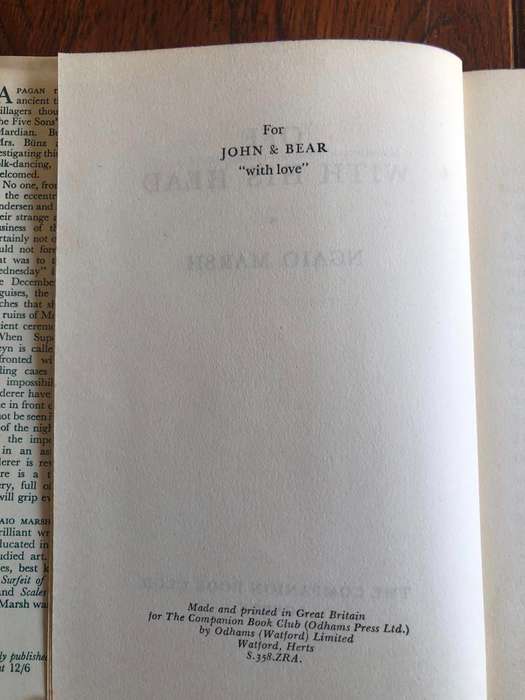 Off with his Head by Ngaio Marsh