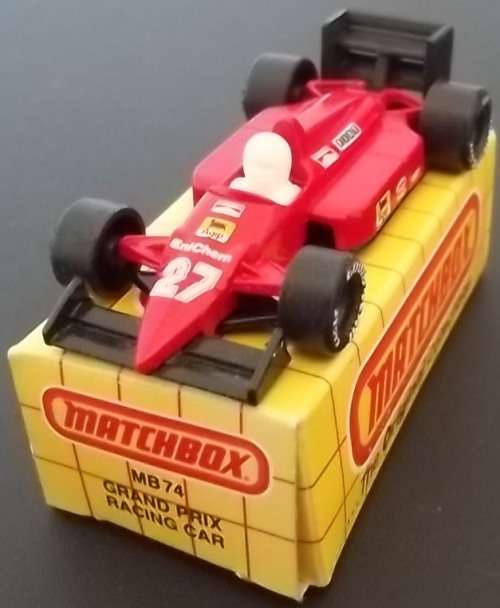 MATCHBOX MB-74 GRAND PRIX RACER !! With Original Box ! Matchbox!! EXCELLENT !