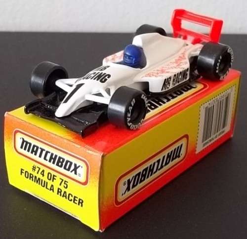 #74 of 75 FORMULA RACER !! 1996 !! RARE !! MINT with Original Box !! Matchbox!! EXCELLENT !
