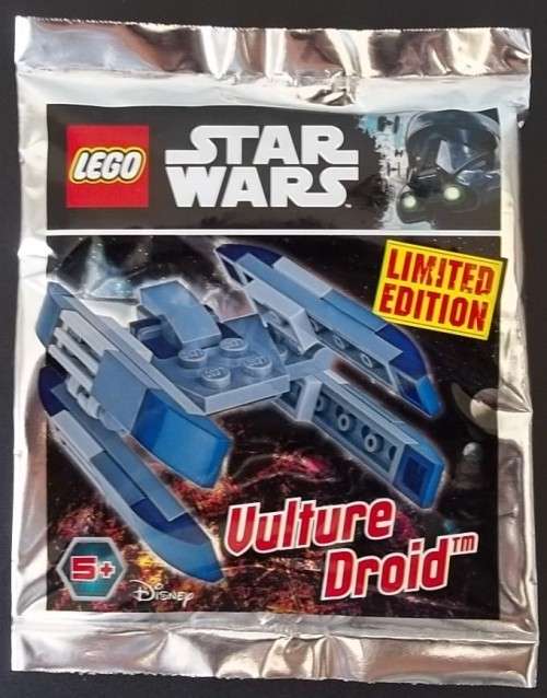 LEGO SPECIAL LIMITED EDITION VULTURE DROID ! 911723 ! STAR WARS RARE PROMO POLYBAG