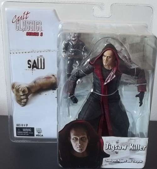 JIGSAW KILLER !! SAW ! CULT CLASSICS Series 5 !! NECA !! MINT !! Never Opened !!! Highly Collectable