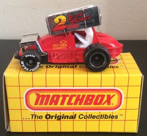 SPRINT RACER MB 34 ! 1990 !! RARE Red VARIANT ! +  Original Box ! Matchbox !! EXCELLENT !