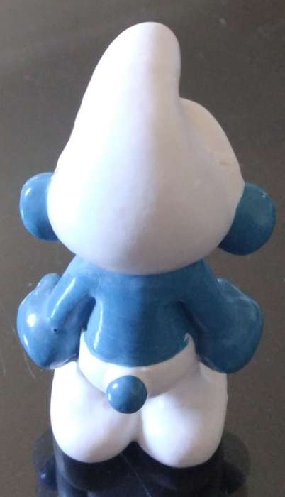 Original Vintage GROUCHY SMURF !! Rare + Sought After Character !! 1983  HONG KONG !! Smurfs!