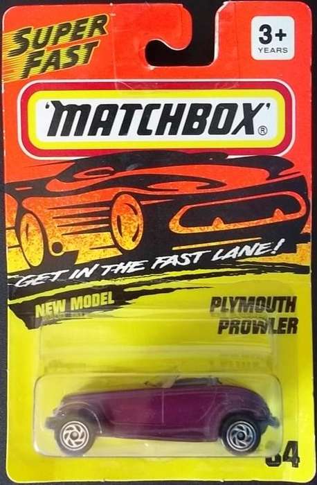 MATCHBOX #34 PLYMOUTH PROWLER (NEW MODEL) ! MINT + Never Opened ! EXCELLENT !