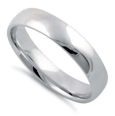 **SOLID STERLING SILVER** 925 Wedding ring bands 6mm size 6-12