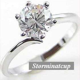 **60% REDUCED SHIPPING!**0.75CT CLASSIC BRILLIANT ENGAGEMENT SOLITAIRE RING  size 7